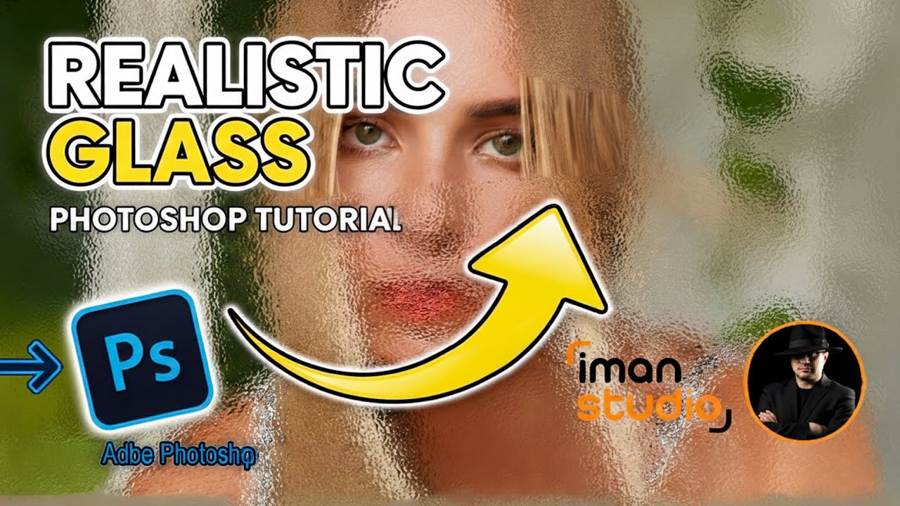 How to Create a Professional Glass Effect in Photoshop (Easy Wavy Glass Tutorial)