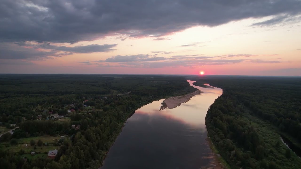 Река Ветлуга деревня Галибиха