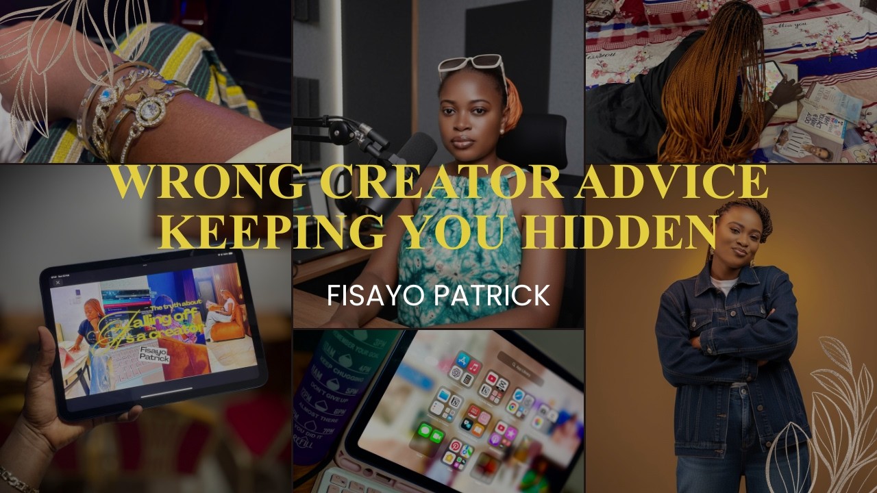 STOP FOLLOWING EVERY CREATOR ADVICE
