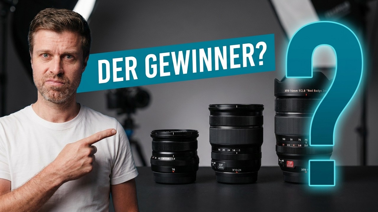 ⁴ᴷ Fuji Objektive: Weitwinkel Gedanken XF16, XF10-24 oder XF8-16
