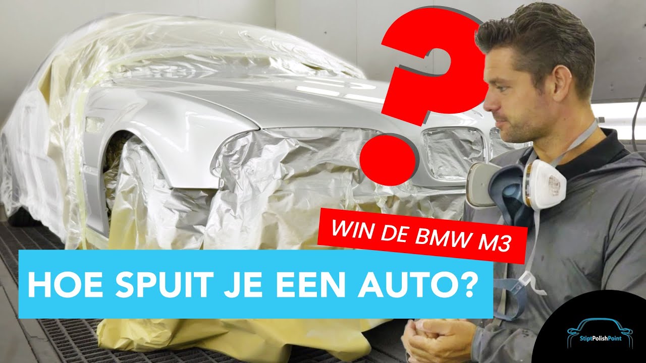 Hoe spuit je een auto? De BMW M3 staat weer strak in de lak! - Stipt Polish Point