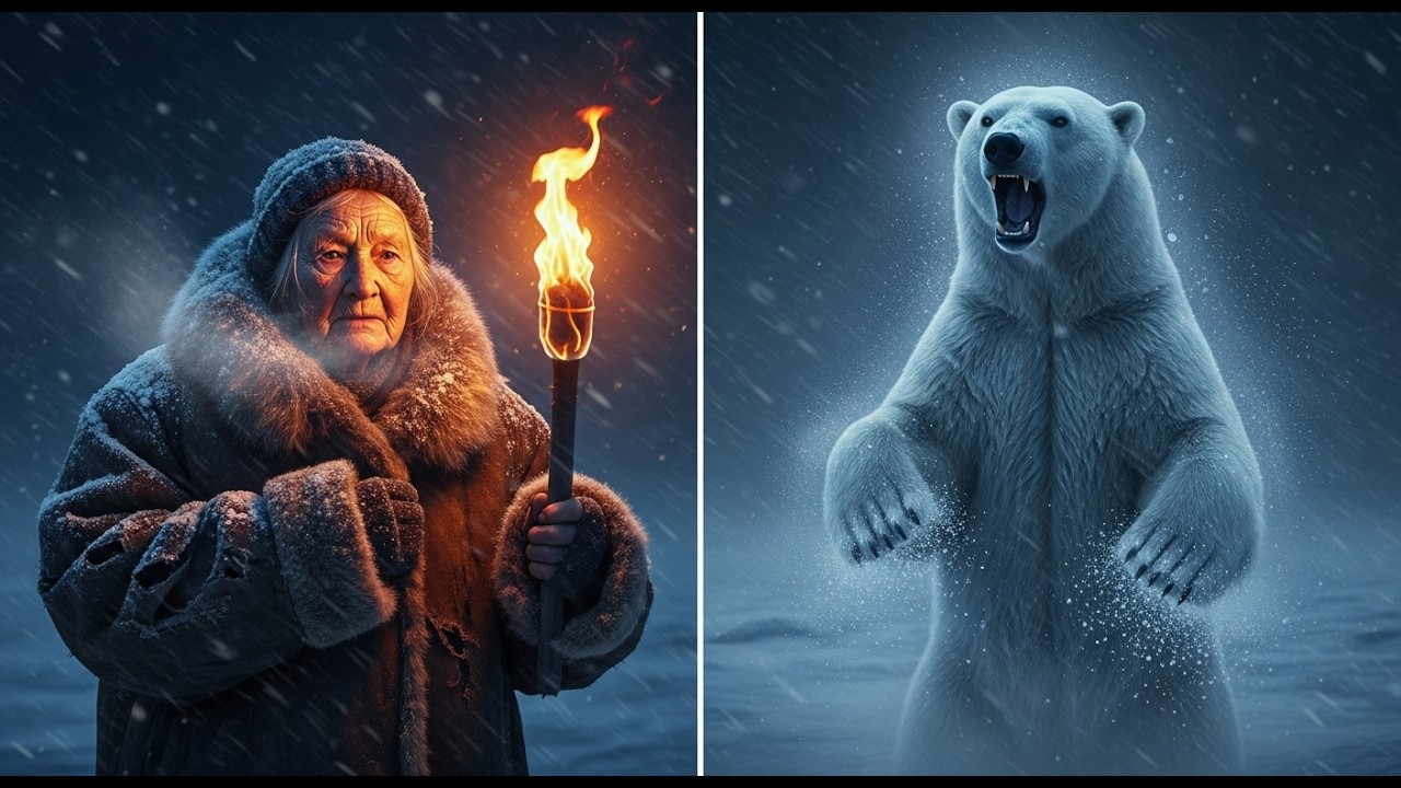❄️90-Year-Old Widow vs Polar Bear A Heart-Stopping Siberian Survival Story