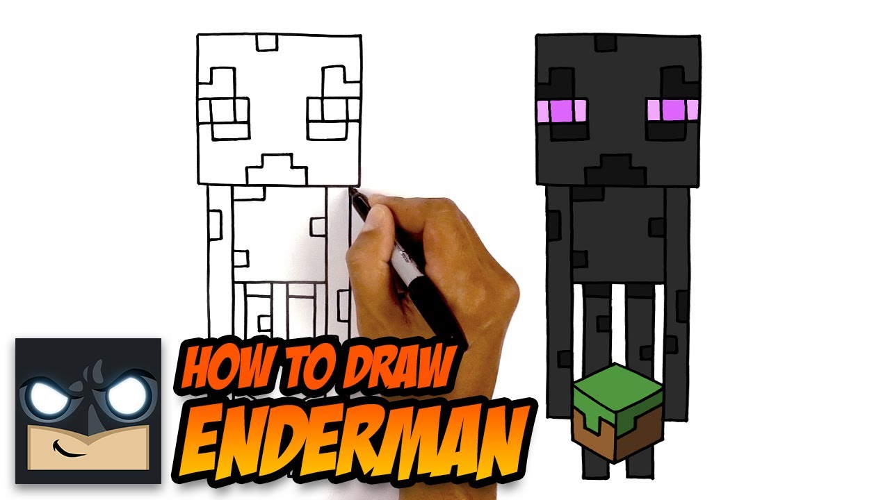 Minecraft | How To Draw Enderman