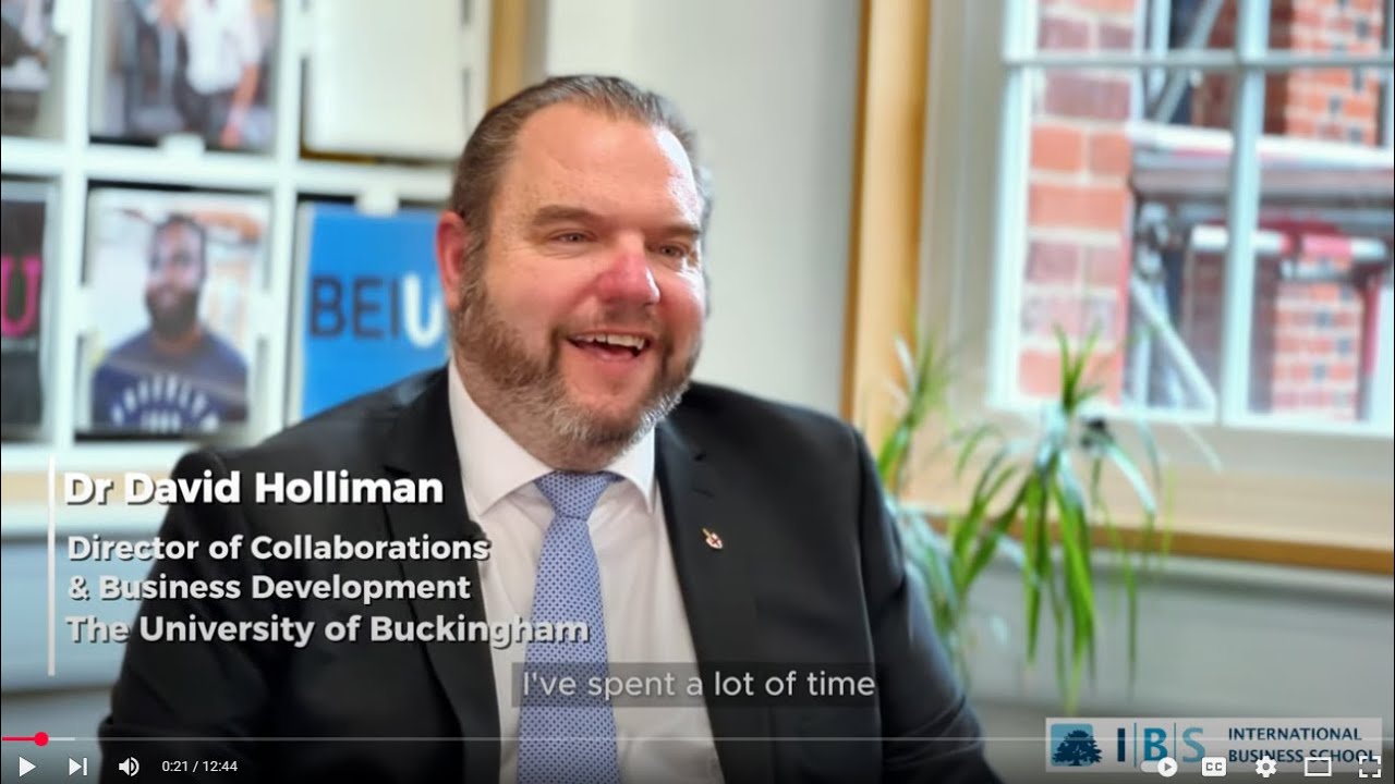 Dr David Holliman_Interview_University of Buckingham