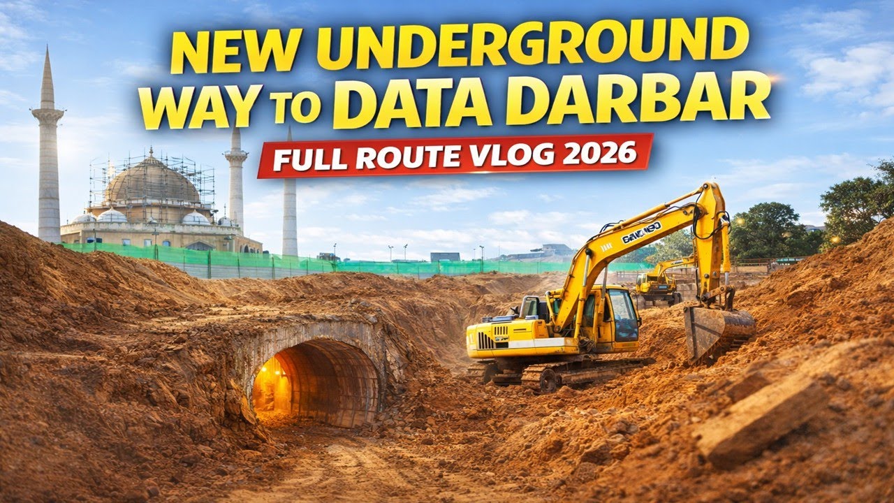 New Underground Way to Data Darbar Lahore! 🚇 Full Route Explained 2026
