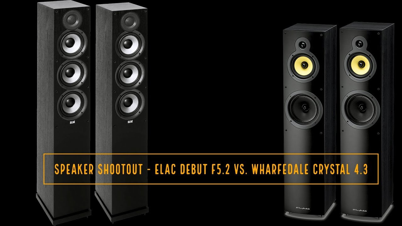 Сравнение колонок: ELAC Debut F5.2 против Wharfedale Crystal 4.3