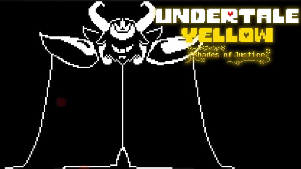 (NEUTRAL ROUTE SPOILERS) Undertale Yellow: Shades of Justice - Asgore Boss Fight + Ending