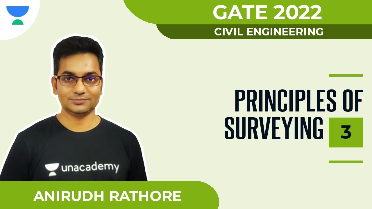 L3: Principles of Surveying | GATE 2022 | Civil | Anirudh Singh Rathore