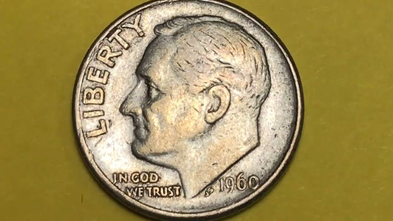 US 1960 Roosevelt Dime Coins Worth Money - DC Minutes United States