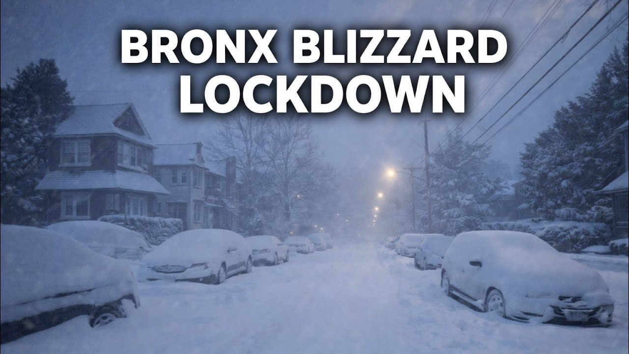 The Bronx During the Travel Ban – 6AM Blizzard Walk Through NYC