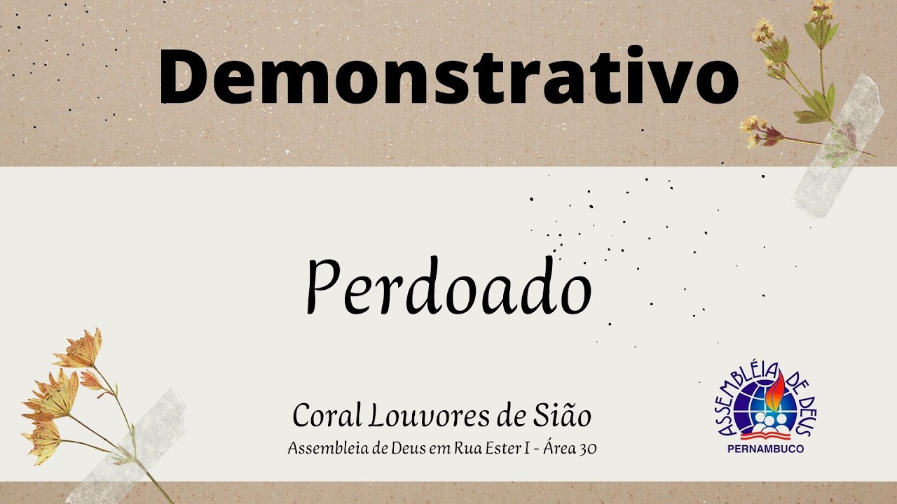 Perdoado - Kit Demonstrativo