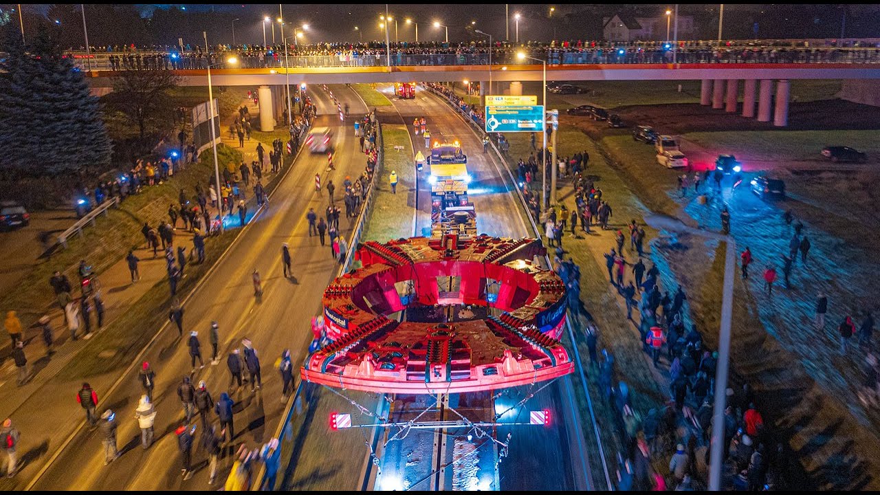 Największy w historii Polski transport. Podsumowujemy sukces transportu TBM