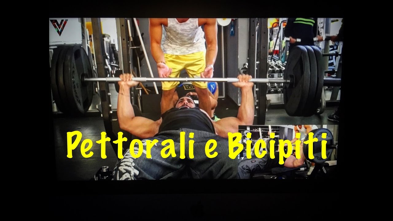 Workout with my followers #2 - Chest and Biceps - Valentino Tozzi