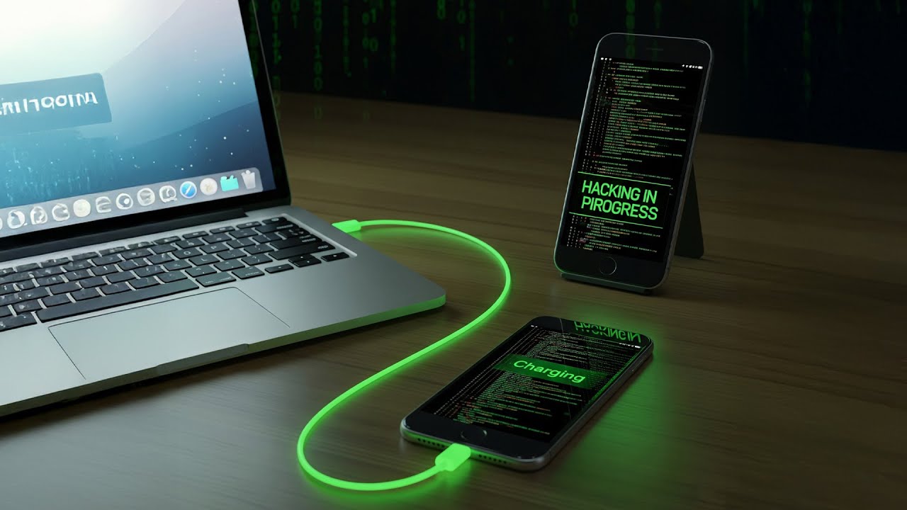 OMG Cable - Payload demo - Rubber ducky script for mobile or computer targets