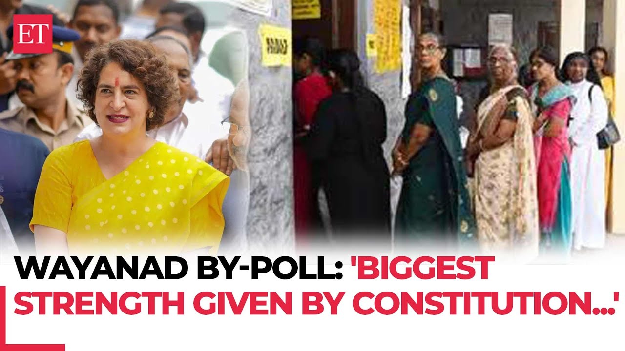 Wayanad by-election: Voting underway for Priyanka Gandhi's electoral debut