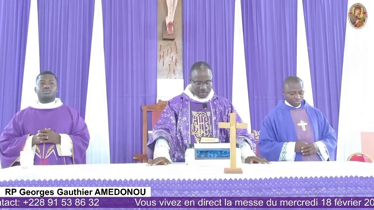 MESSE MATINALE DU MERCREDI 18 FEVRIER 2026, MERCREDI DES CENDRES