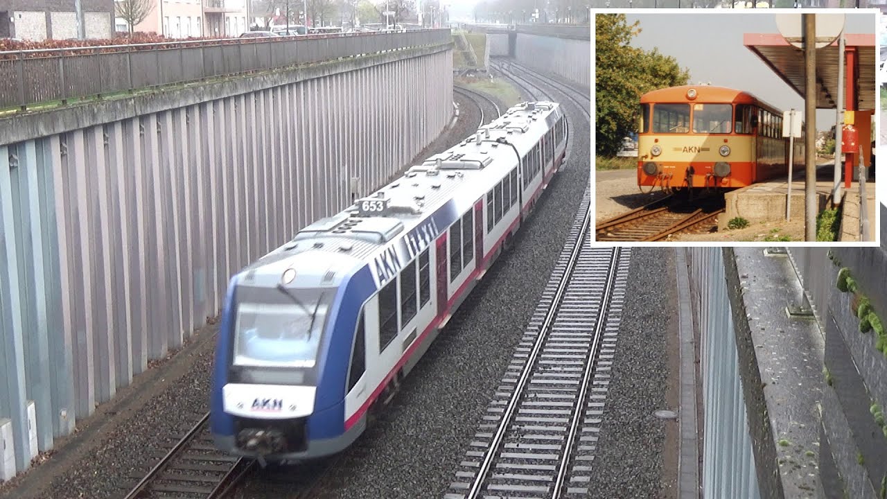 Die AKN-Strecke zwischen Ulzburg Süd und Henstedt-Ulzburg (Dieselbetrieb 2024)