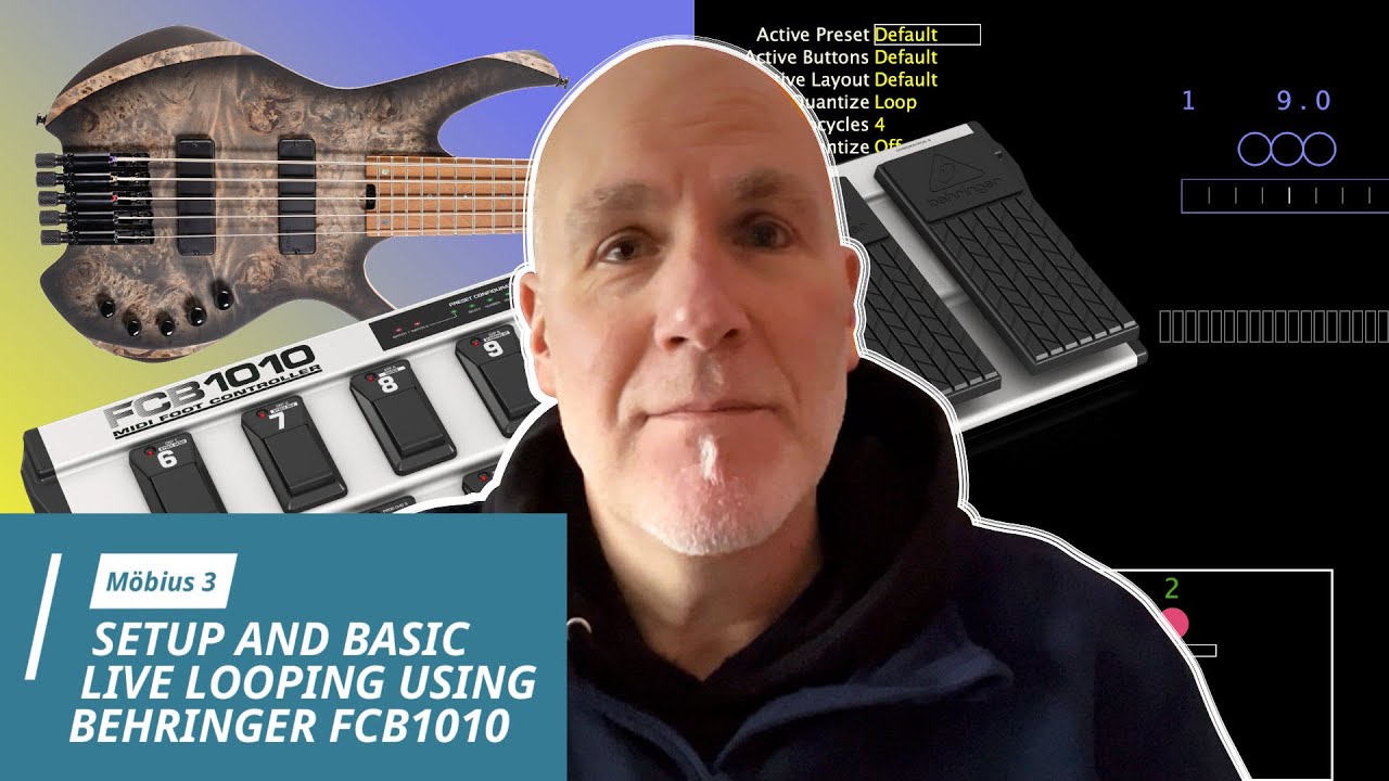 Möbius 3 - Setup and Basic Live Looping using the Behringer FCB1010