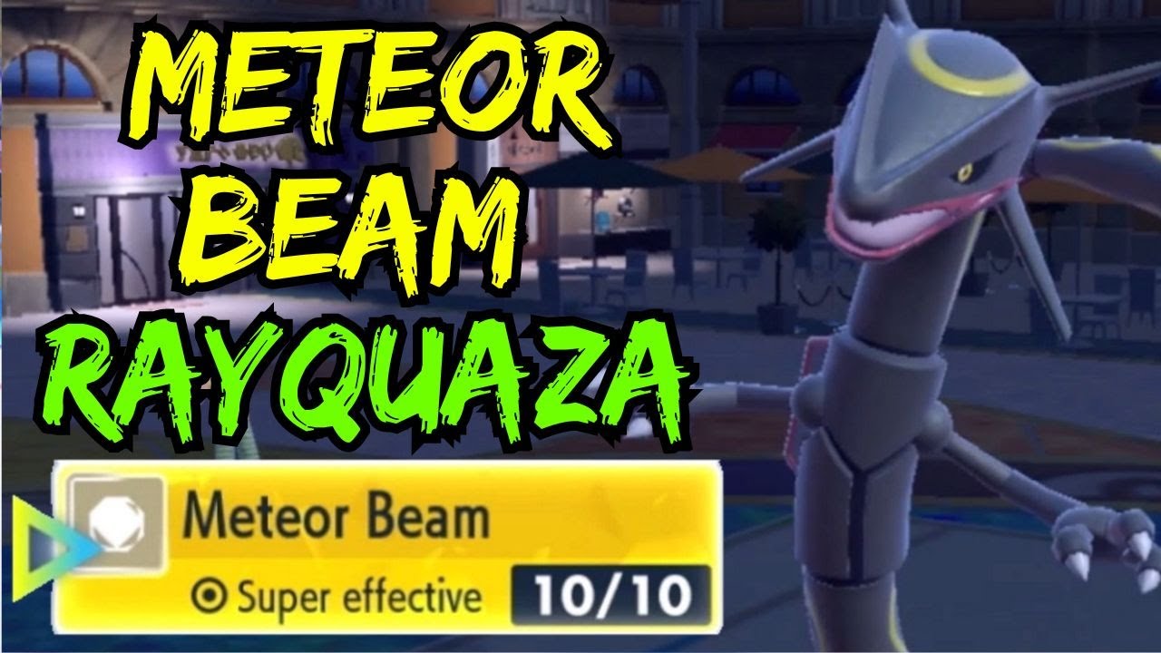 Meteor Beam Rayquaza? Pokemon VGC Regulation G 2024 Scarlet and Violet Competitive Wifi Battles
