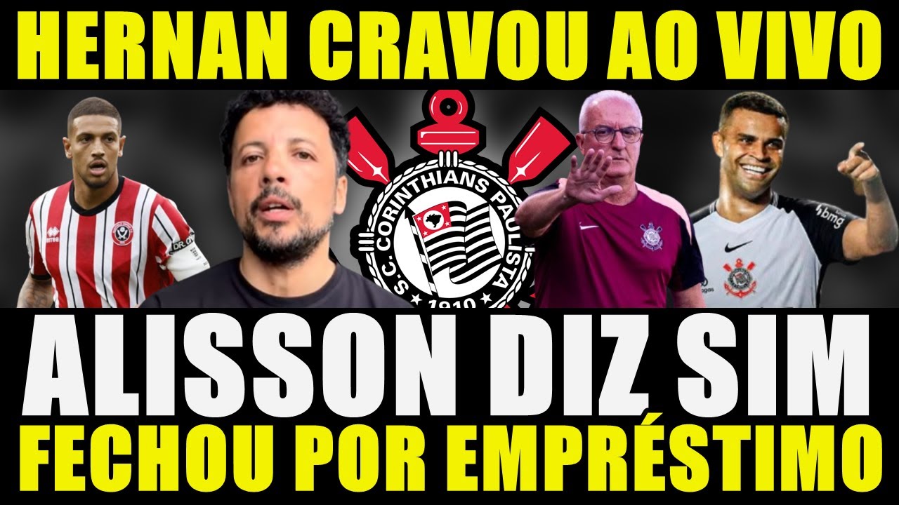 HERNAN CRAVOU AO VIVO!!! ALISSON DIZ SIM | CONTRATAÇÃO POR EMPRÉSTIMO E MAIS...