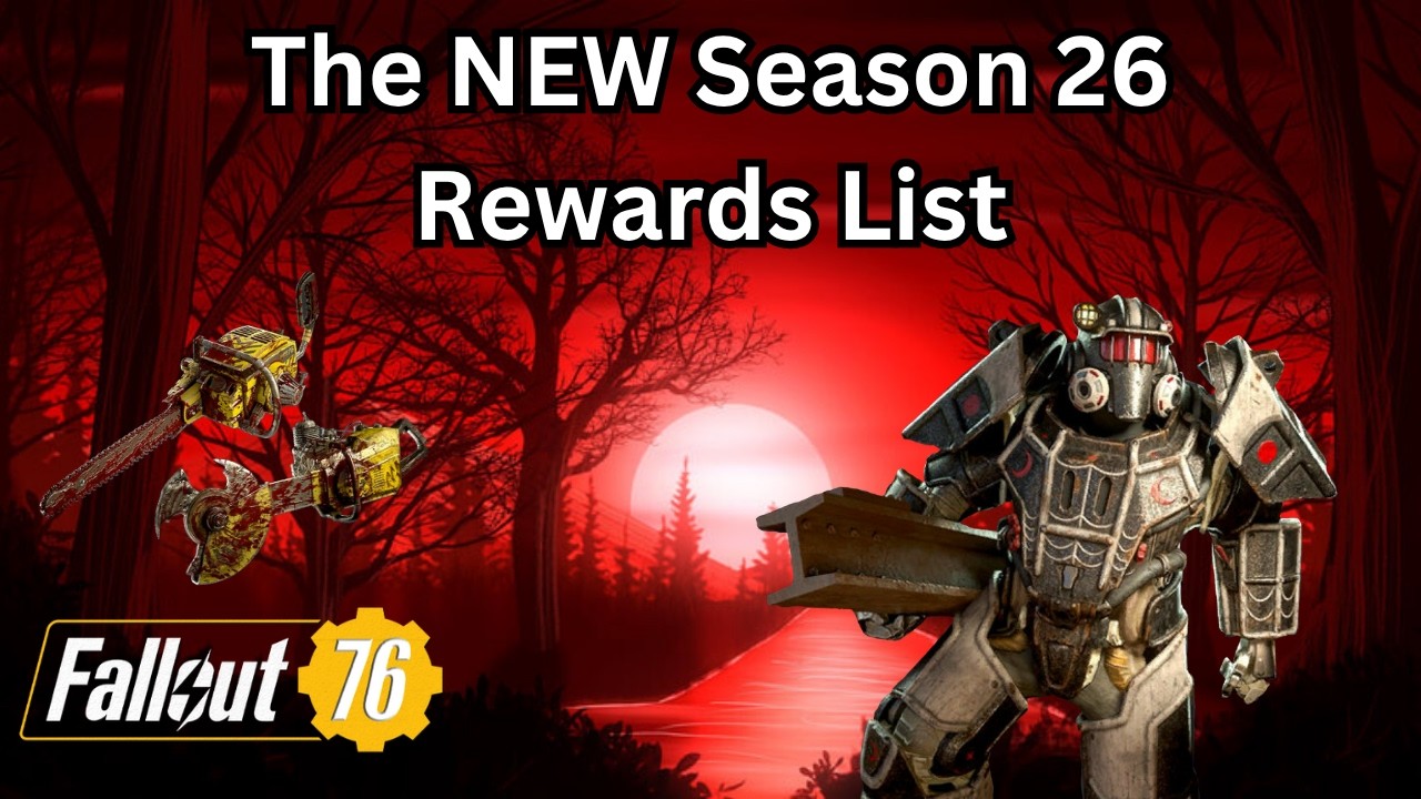 The NEW Season 26 Rewards List Inside of Fallout 76!?