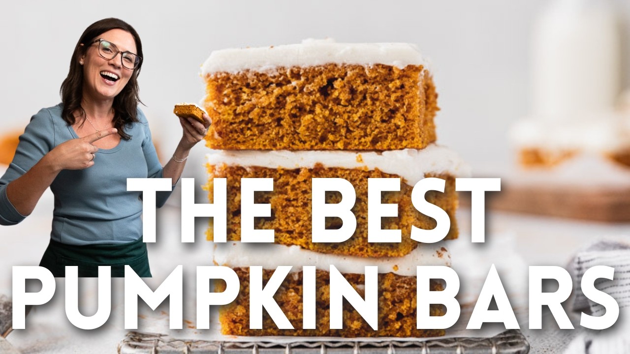 The Pumpkin Bars Everyone Asks For!