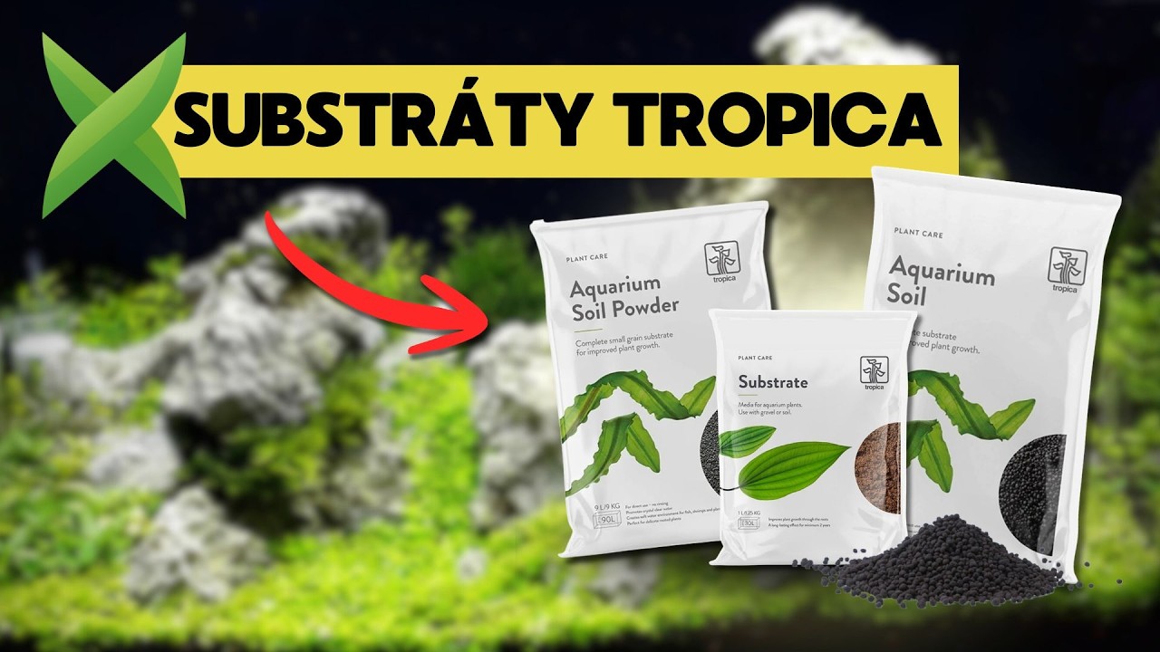 Akvarijní substráty Tropica: který vybrat a k čemu slouží?