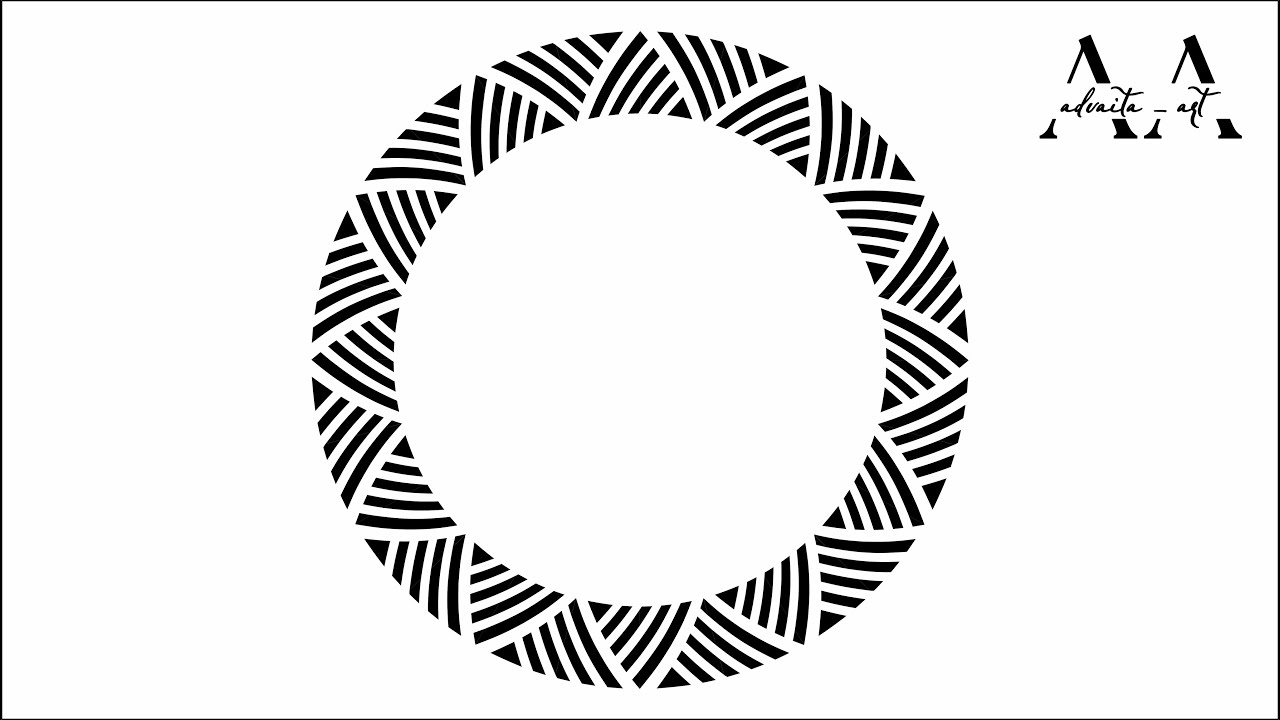 Beautifull Shape Border Design in Corel DRAW in very easy way