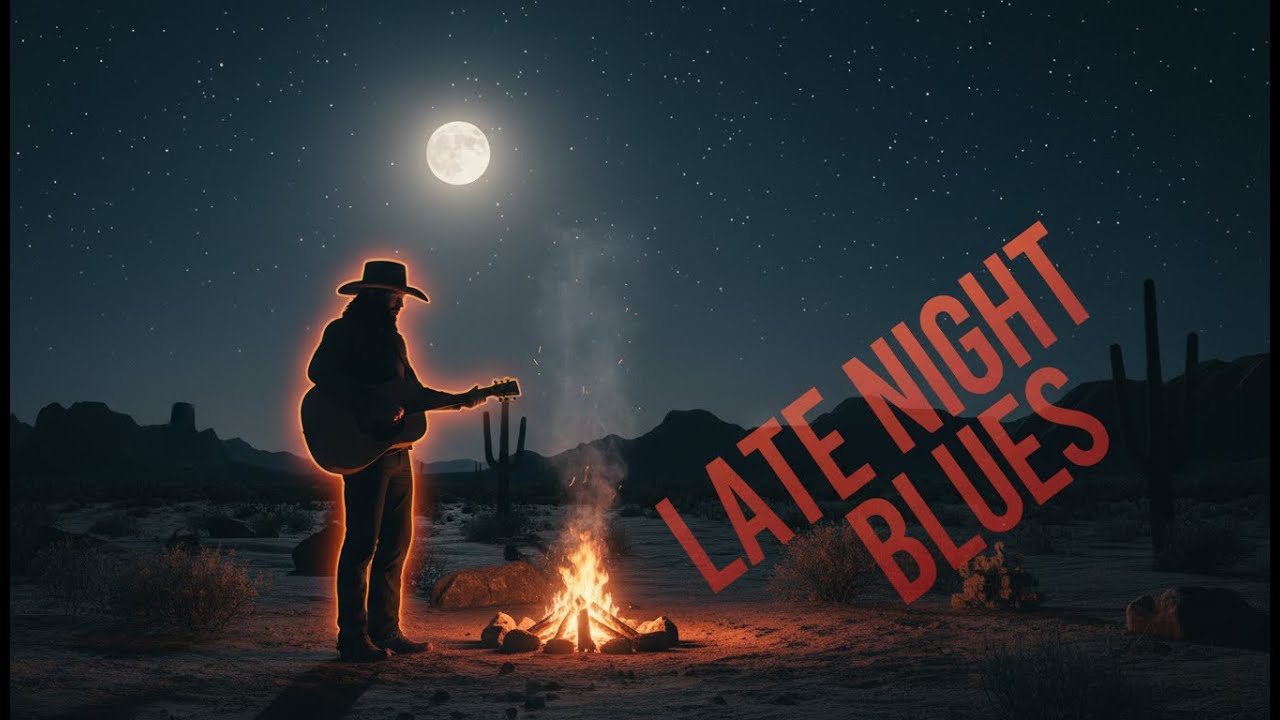 Relaxing Blues and Rock Ballads – Emotional Slow Blues for Late Night Calm🎸🌙