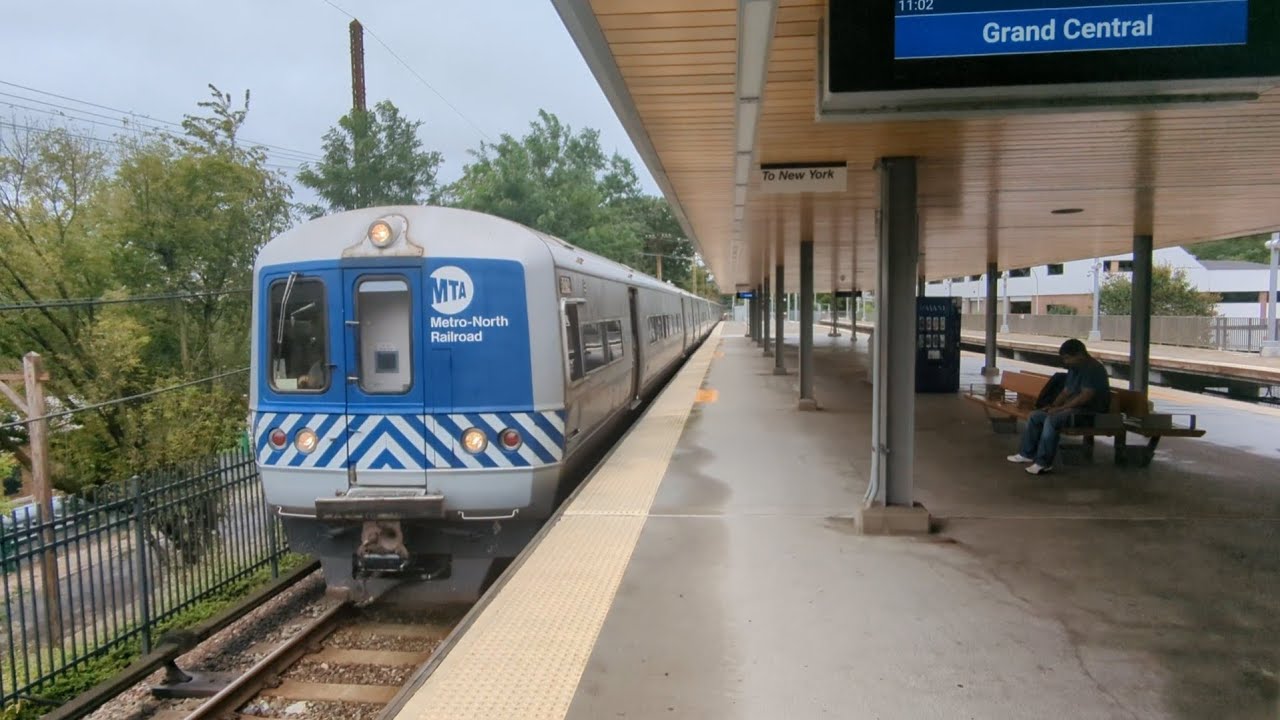 MTA Metro North Railroad: M3A & M7A Harlem Line trains at White Plains (9/24/2023)