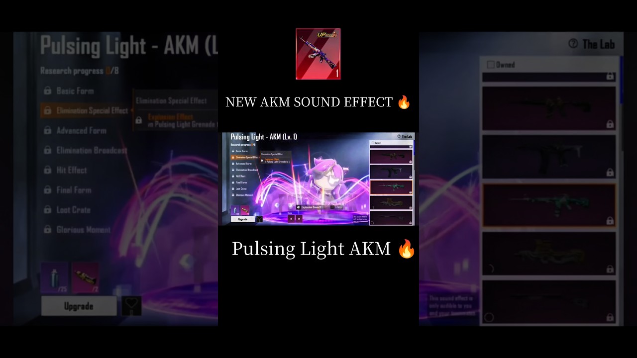 NEW AKM  Sound Effect Leaks 🔥#newakm #m416glacier #bgmi #shorts