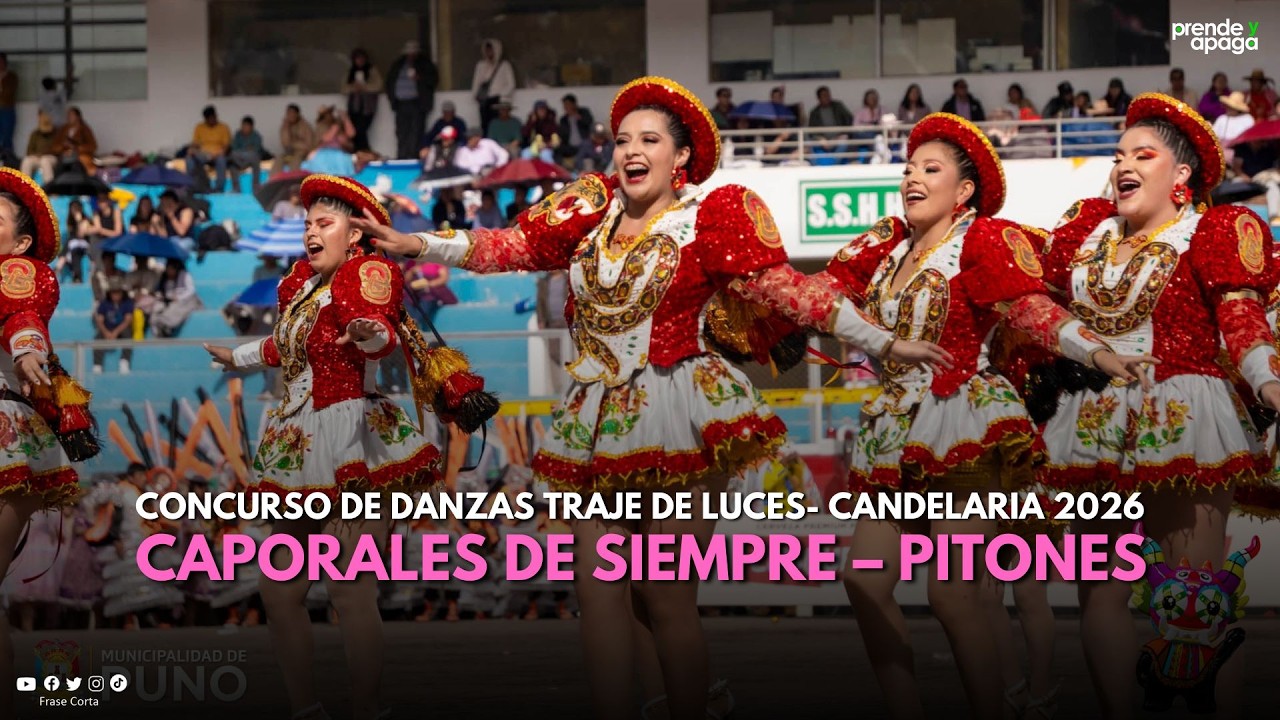 #Puno: Asociación de Arte, Cultura y Folklore Caporales de Siempre – Pitones - Candelaria 2026