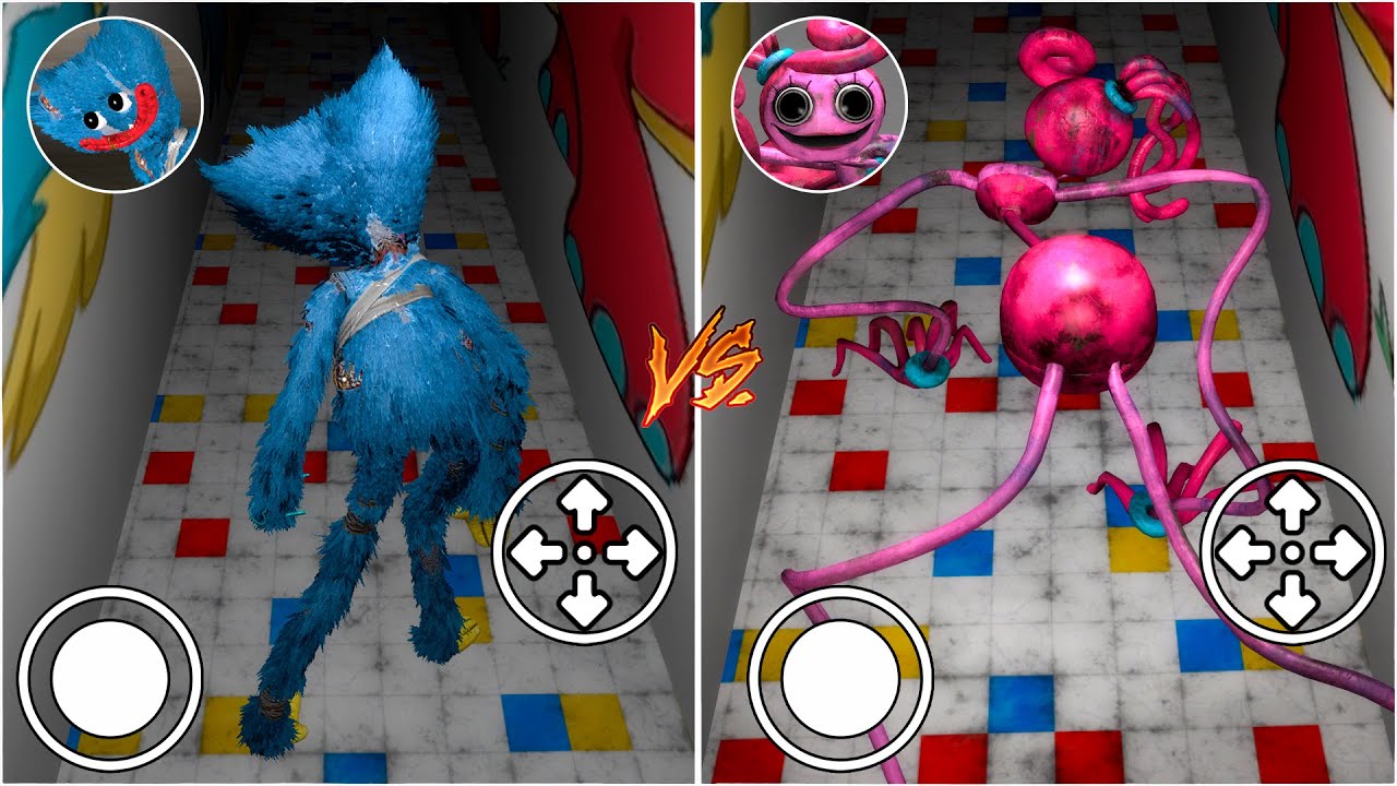 Playing as Wounded HUGGY WUGGY vs Playing as MOMMY LONG LEGS in THE POPPY PLAYTIME?! (Garry's Mod)