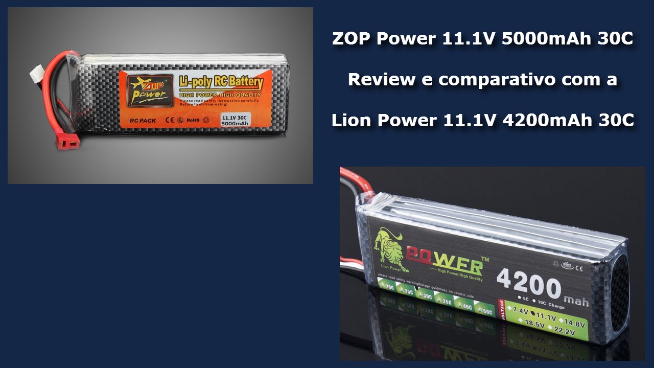 Bateria ZOP Power 11.1V 5000mAh 30C