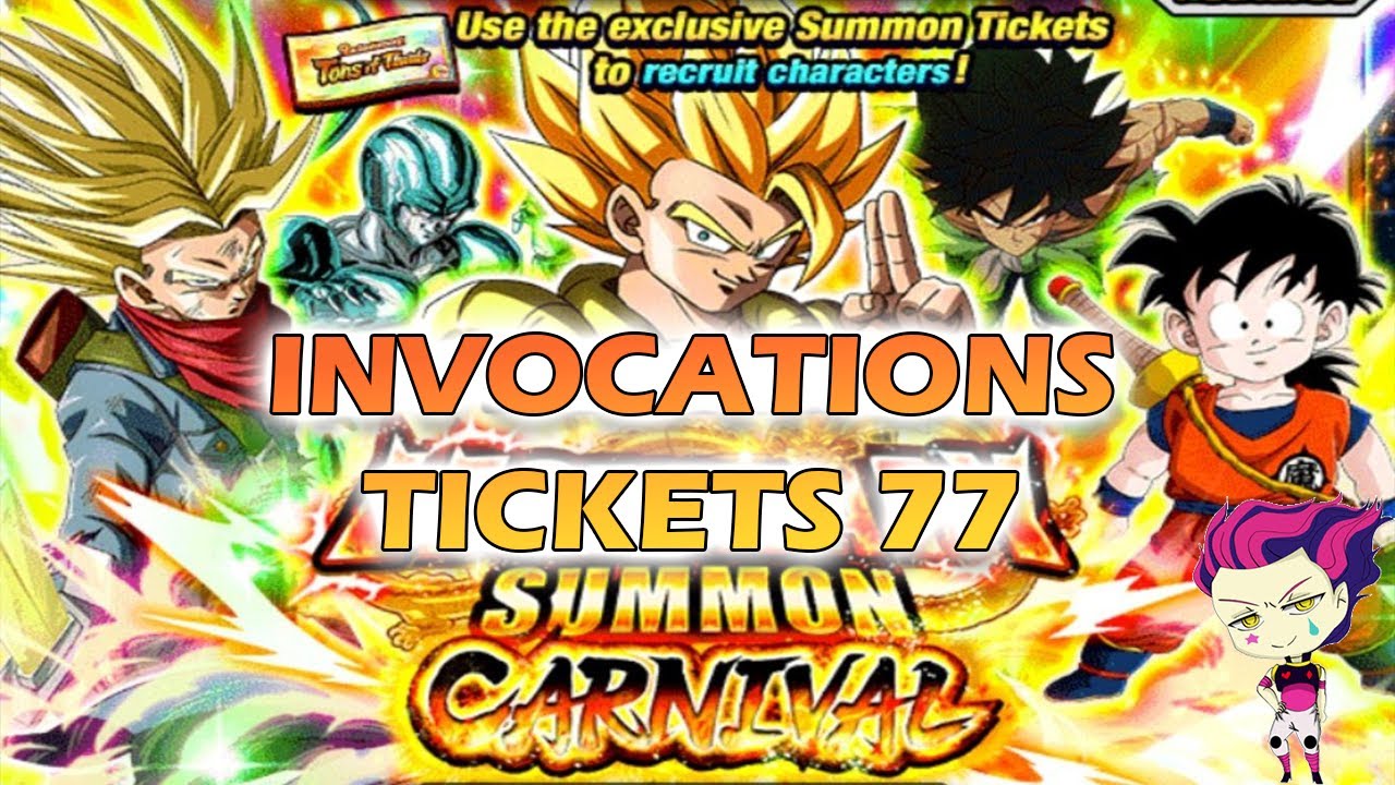 Invocations Tickets Multi 77 des 9 ans ! Gogetaaaaaaa ! | DRAGON BALL Z DOKKAN BATTLE