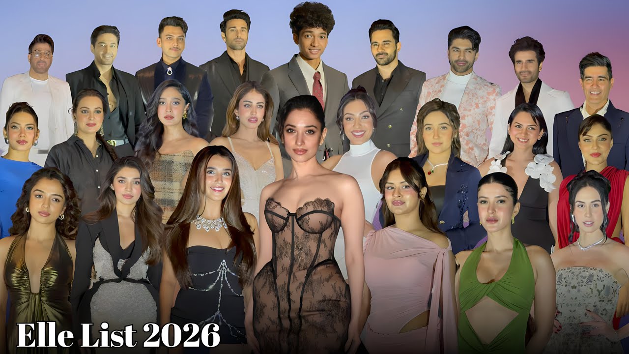Elle List 2026 |, Avneet Kaur, Tamannaah Bhatia Shanaya, Krithi Shetty, Shefali Bagga And more