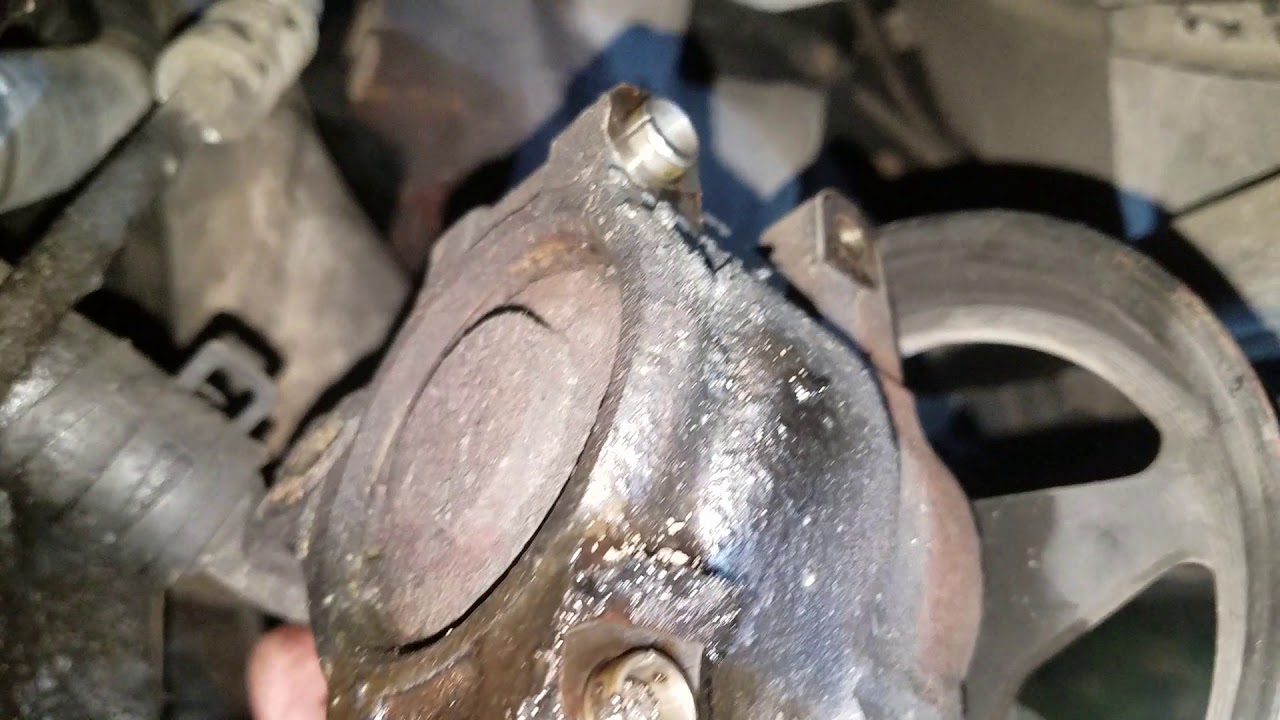 2005 Ford Excursion 6.0 power steering pump removal notes