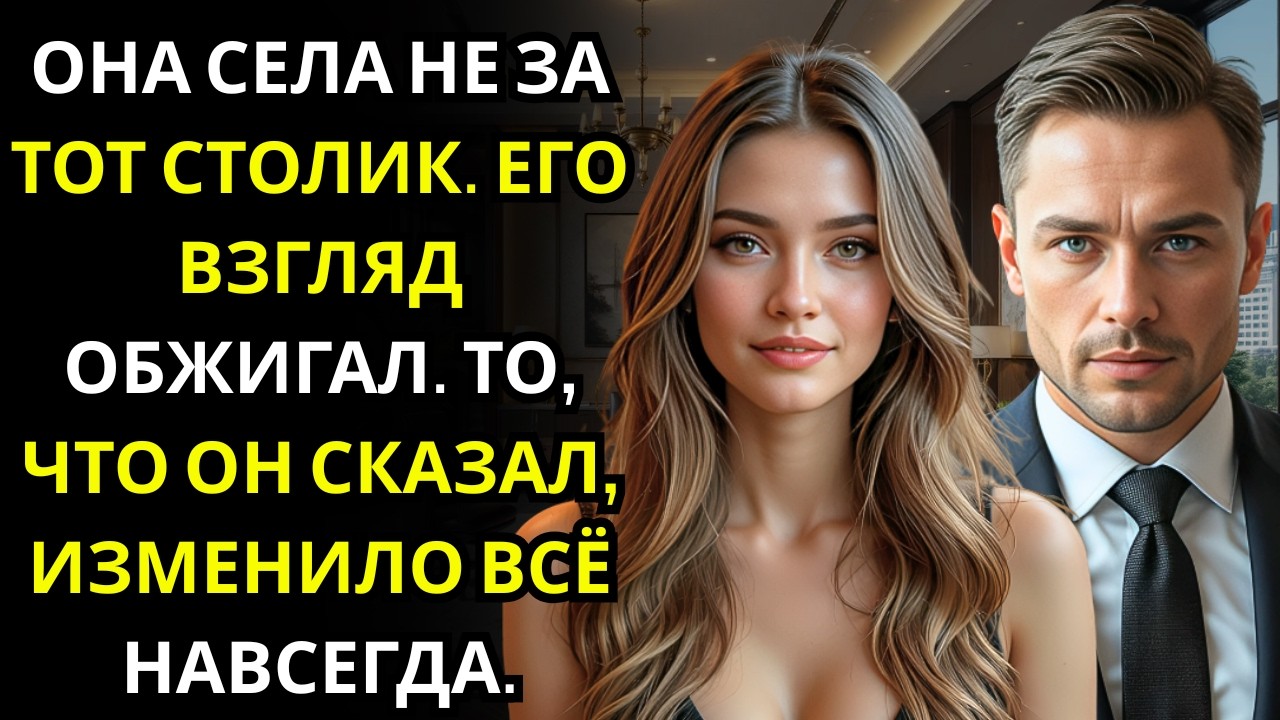 Она перепутала приглашение на ужин    и села за личный столик МИЛЛИАРДЕРА в одиночестве