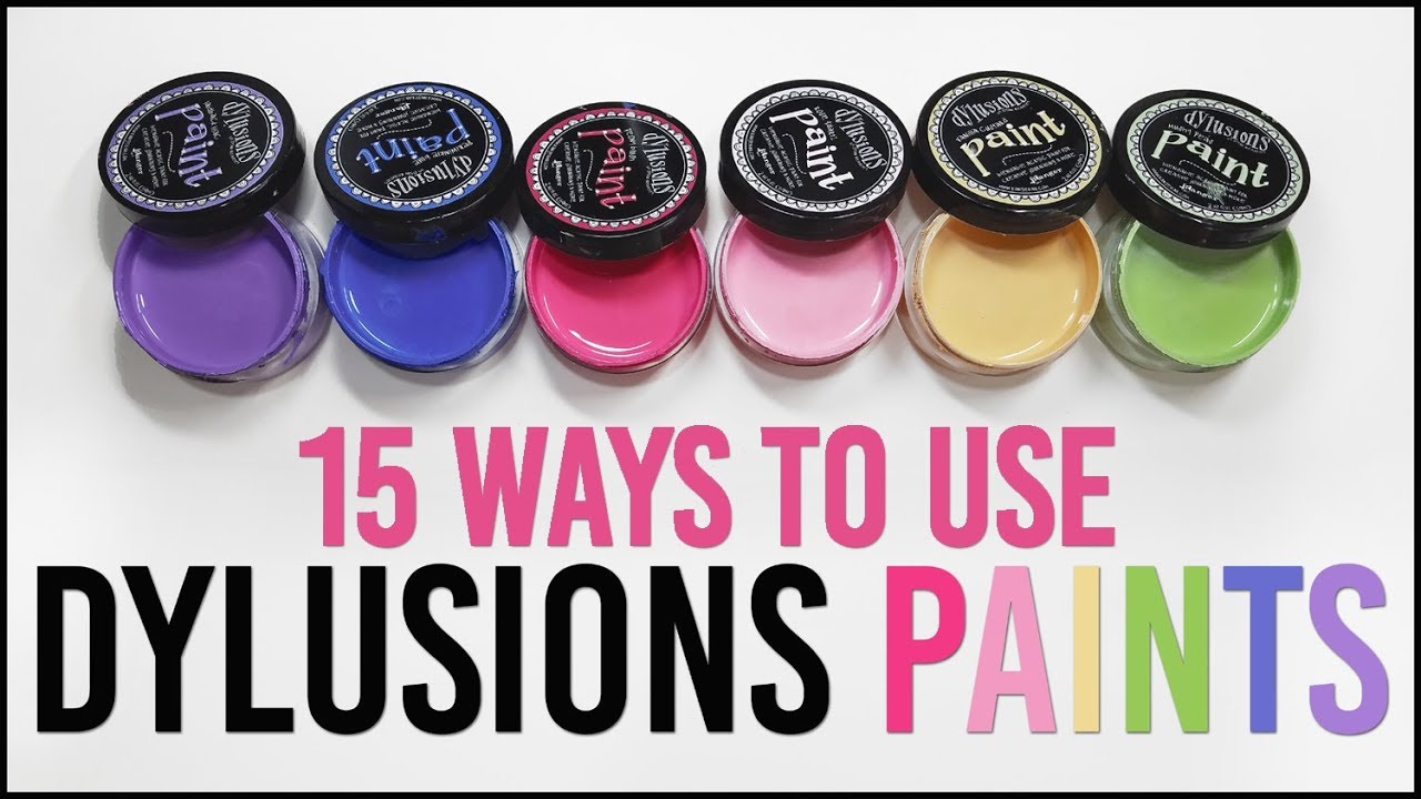 Dylusions Paint Techniques | 15 EASY ways to use Dylusions Paint in your Mixed Media Art Journal