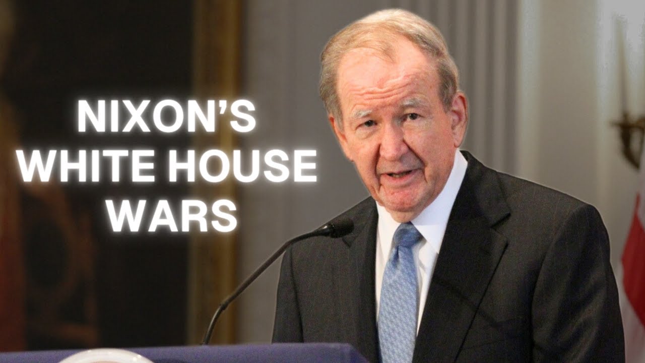 Pat Buchanan at the Nixon Library