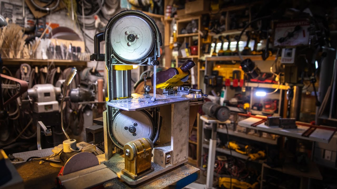 Adam Savage Upgrades His Mini Bandsaw!