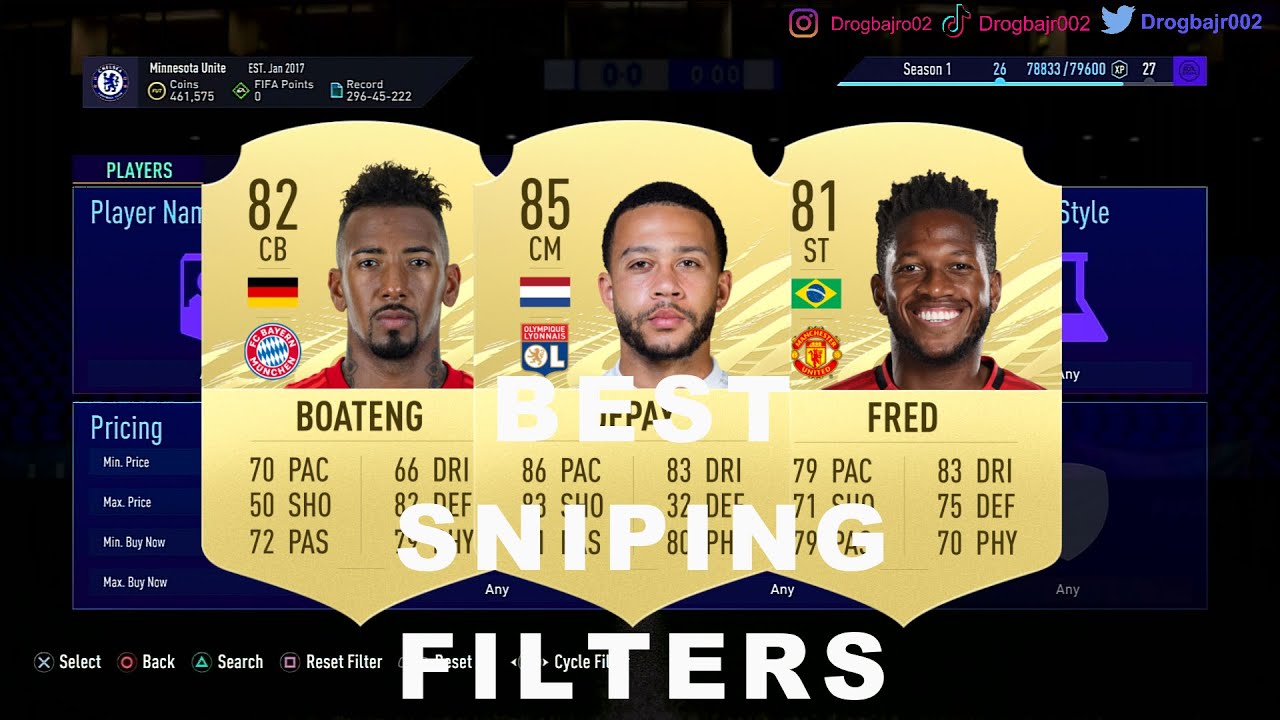 FIFA 21| BEST SNIPING FILTERS *REWARDS DAY SNIPING*