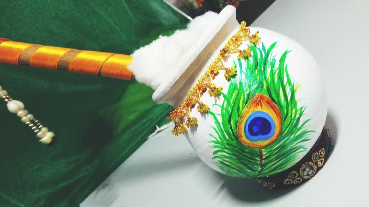 Easy Janmashtmi Decore Idea | DIY Matki Decoration | Easy Matki Decorations | Dahi handi Decoration