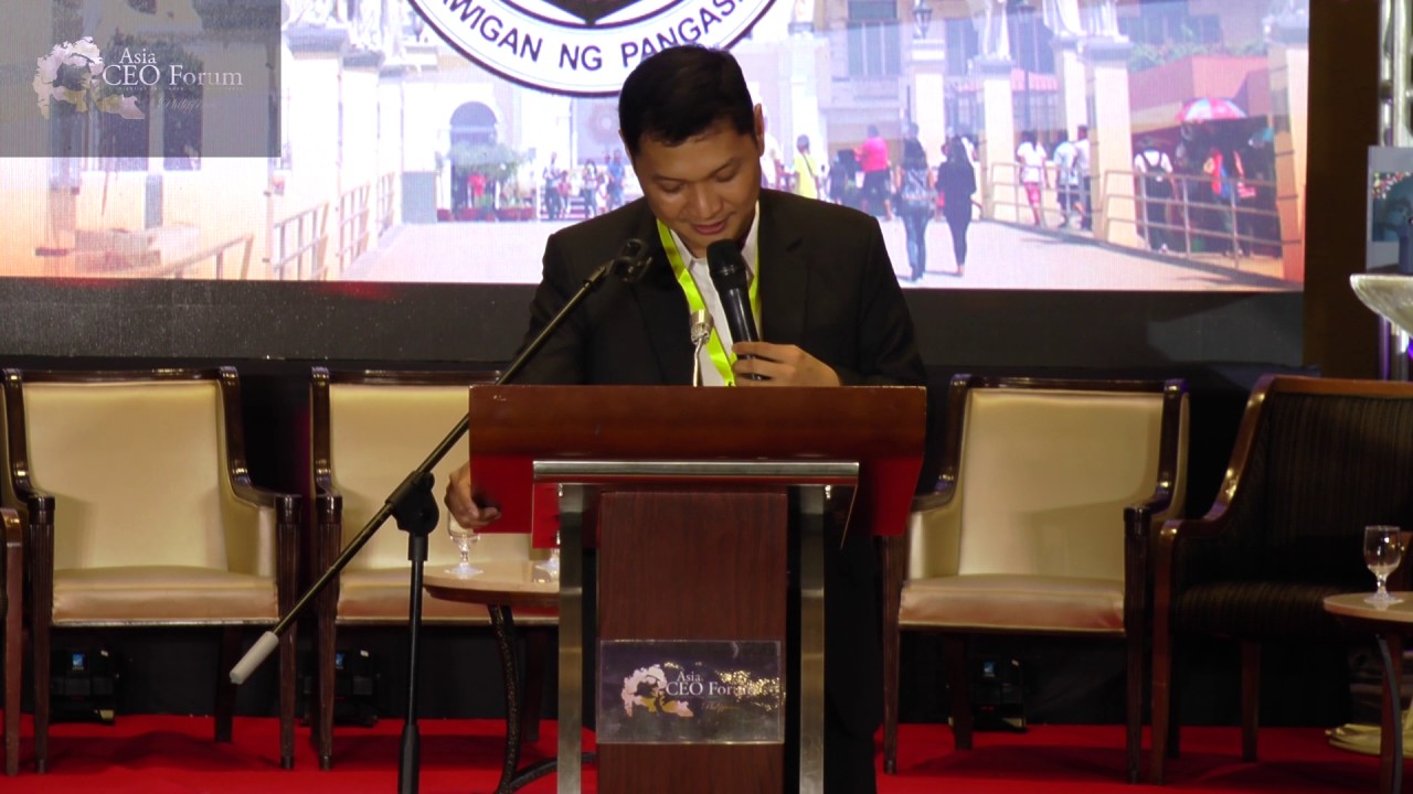 Gov  Amado Espino III - Asia CEO Forum
