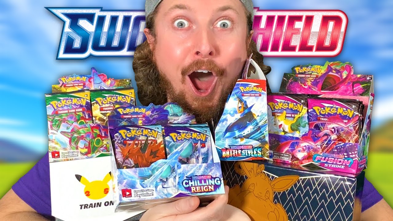 I BUILT A 2021 CUSTOM POKEMON CARDS BOX! (opening it)