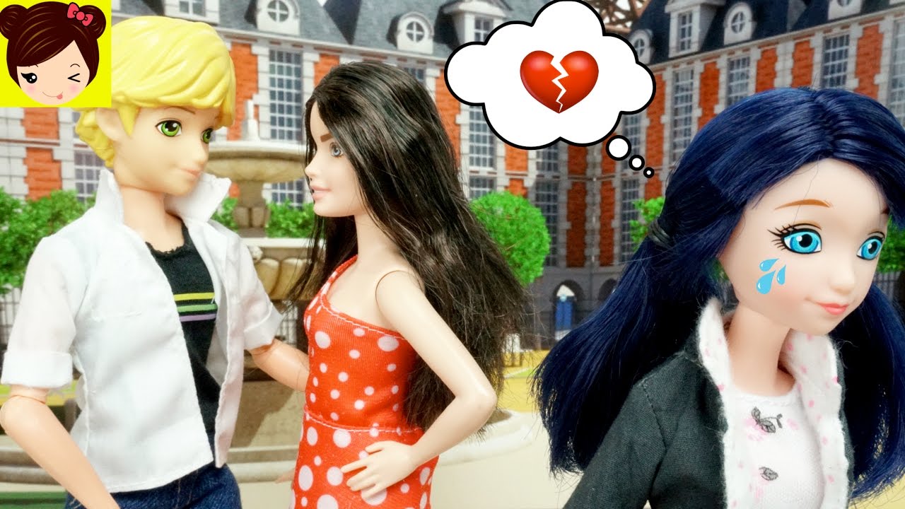 Ladybug y Cat Noir: Marinette Tiene Celos  -  Episodio con Muñecas Miraculous Ladybug
