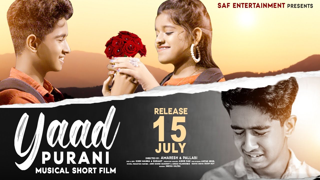 Yaad Purani New Hindi Song | Trailer | Sad song | SAF Entertainment