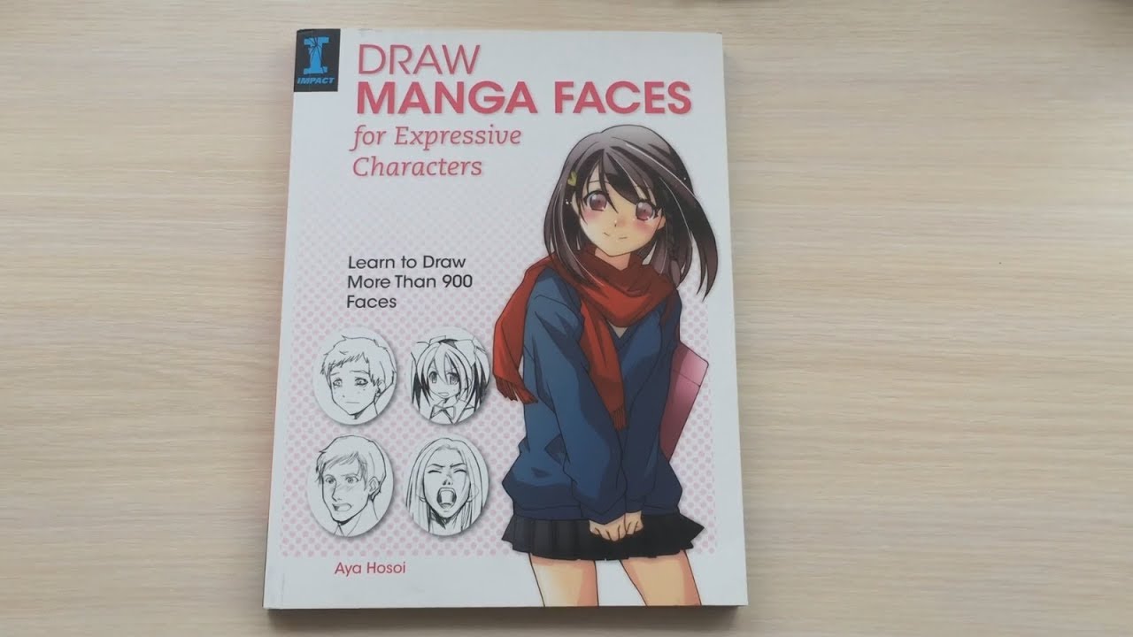 Книга  | Draw Manga Faces for Expressive Characters | Быстрый обзор | Рисуем Лица