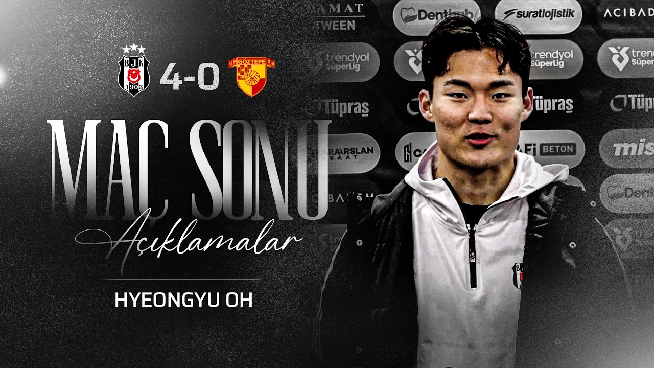 Oyuncumuz Hyeongyu Oh'un Göztepe Galibiyeti Sonrası Açıklamaları