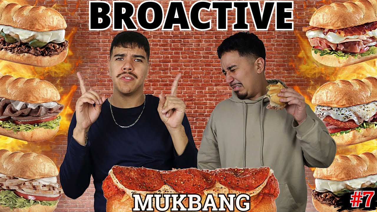 TRYING NEW SUBS FROM FIREHOUSE | BROACTIVE MUKBANG #7